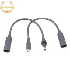 AYellowgod Para Starlink Tipo-C Cabo De Extensão Fêmea Macho Plug Adaptador Conversor De Energia À Prova D'água .