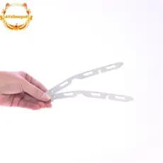 AYellowgod 2 Unidades De Reparo De Abertura Quebrada Braet De Aço Inoxidável Para Terceira Geração Fit Jazz GK5 Reparaçã