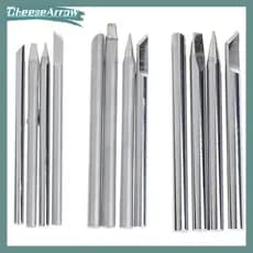 CC 4 Pçs/Set Ponta De Ferro De Solda 30w 40 60w Para Calor Externo Ferros Cabeça De Cobre Pontas De Soldagem Substituíve