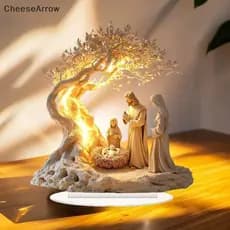 CC 2D Acrílico Plano Presépio Enfeite Decoração De Mesa De Natal BR