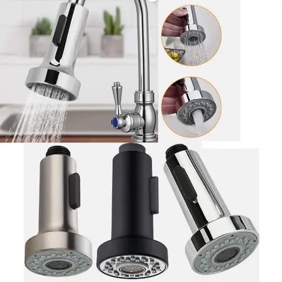Substituição Da Cabeça Torneira Cozinha , Bico De Pulverização Pia Pull Down Conector Macho G1/2 (Apenas Para)