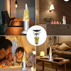 Lâmpada De Lava , 120V R39 E17 30W Refletora Branca Quente , Para Lâmpadas Glitter , Incandescentes , Quarto