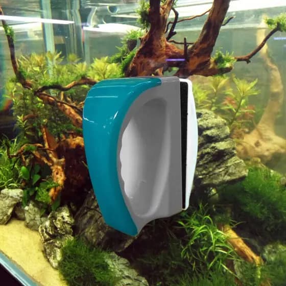 Aquário Limpador Magnético De Vidros Tanque De Peixes Escova Magnética De Limpeza De Algas