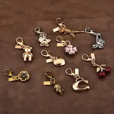 Cereja Chaveiro Bonito Saco Charme Chave Do Carro Premium Pingente Urso Dourado Borboleta Vermelha Mochila Jóias Present