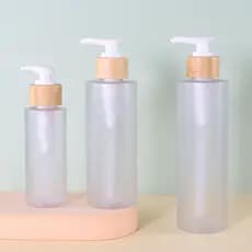 Dispensador De Garrafas De Bomba De Plástico 100ml-300ml , Recipiente Recarregável Vazio Portátil , Frasco Loção Transpa