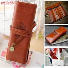 Estojo / Bolsa De Maquiagem / Porta-Canetas Retrô / Vintage Para Canetas / Cosméticos Smile88