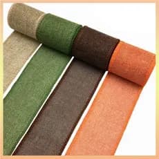 3M/Rolo Fita De Serapilheira 6cm Colorido Juta Natural Tecido Para DIY Embrulho De Natal Artesanato Decoração De Casamen