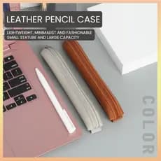 Novo Porta-Lápis De Couro Pu Livro De Anotações Elástico De Borracha Clip Para Canetas De Escritório Portátil Laptops
