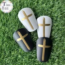 TimeHee 2 Peças Caneleiras De Futebol Sho Absorventes Pequenas Protetores De Perna Leves Em Miniatura BR