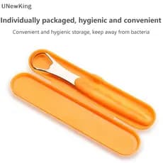 UNewKing Raspador Limpador De Língua Cuidados Com A Escova De Higiene Bucal Case br