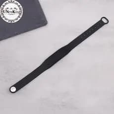 UNewKing Ajustável Puro Bla Silicone RFID Pulseira 125KHz/13.56MHz 14443A Chip IC À Prova Dwaterproof Água br