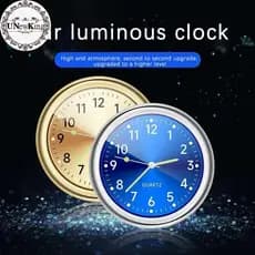UNewKing Alta Qualidade Universal Moda Pequeno Luminoso Carro Clo Sho À Prova Decorativo Ornamento Automático Acessórios