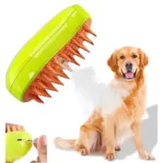 Escova PET Massageadora com Spray a vapor  - recarregavel