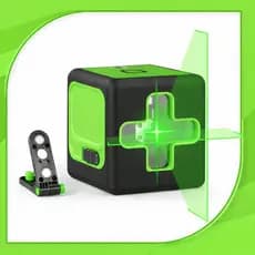 Mini Nível a Laser Recarregável 20m com 2 Linhas e Bip Sonoro – Prático e Fácil de Usar 2205
