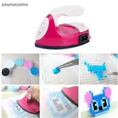 [sourcecome] Mini Ferro Elétrico Portátil Para Viagem , Artesanato , Roupas , Suprimentos De Costura , Boutique DIY