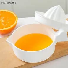 [sourcecome] Ferramenta Manual De Frutas De Plástico Espremedor De Laranja Máquina Espremedora Portátil Cítricas Boutiqu