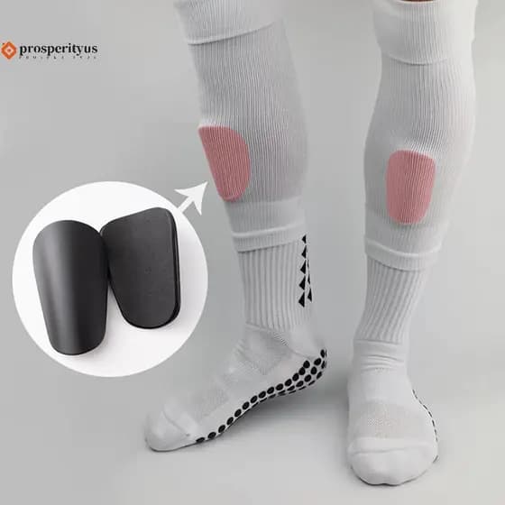 [PPTS] 1 Par De Mini Caneleiras De Futebol , Resistente Ao Desgaste , Protetor De Perna Absorvente , Leve , Portátil , P
