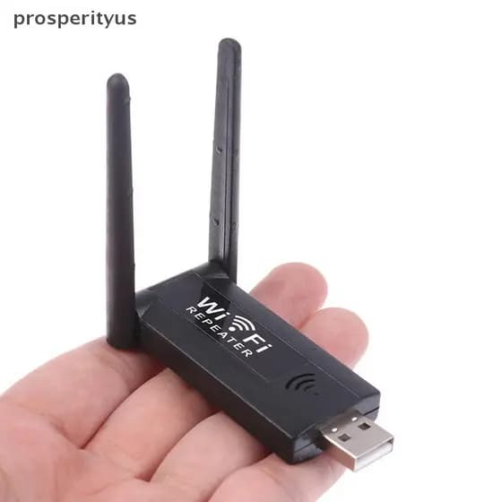[prosperityus] 1PC Amplificador De Sinal Booster 2.4G 300Mbps Extensor Repetidor WiFi USB Sem Fio Roteador Wi-Fi De Long