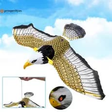 [prosperityus] 1Pc Águia Repelente De Pássaros Luminosa Com Música Flying Bird Scarer Garden [BR]