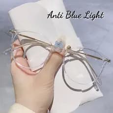 Lentes Substituíveis Armação De Óculos Anti-Radiação Feminina Para Homens Mulheres Proteção Dos Olhos De Computador Interior Luz Azul