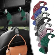 Gancho Oculto Para Encosto De Assento De Carro , Clipes Suporte Traseiro De Veículo , Cabides De Fixação , De Cab