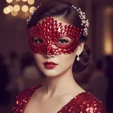 Máscara De Máscaras SODYX , Veneziana De Cristal Metálico , Cosplay De Meia Peça Facial Vazada Brilhante Coroada