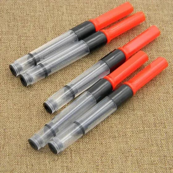 Cartuchos De Caneta Tinteiro Bomba De Plástico Universal Escrita Recarga Absorvedor De Tinta