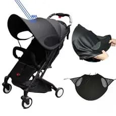 Guarda-Sol Acessório Para Carrinho De Passeio De Verão Proteção Solar À Prova De Vento Cobertura