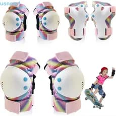 Equipamento De Proteção Infantil USNOW , Cotoveleiras De Scooter De Rolo Espessadas Absorventes De Choque , Protetores D