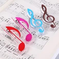 Clipe De Partitura Musical 1 , Papel Engraçado Nota De Livro Folha , Mini