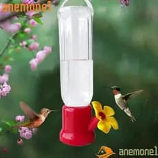 ANEMONE1 De Beija-Flor Transparentes Removíveis , À Prova De Vazamentos Práticos Com Fios Suspensos Jardim Plástico