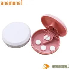 Divisor De Cortador De Comprimidos ANEMONE1 , Caixa De Armazenamento Leve E Fácil De Transportar , Mini Pequena Com Segu