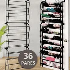 Sapateira Organizador Vertical para 36 Pares Suporte Parede Porta Tênis Salto Sapatos Organização