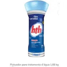 flutuador para piscina com refil em barra.