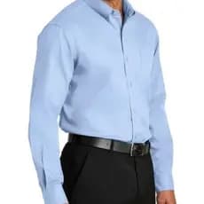 camisa social manga longa / manga curta cinza branca azul
