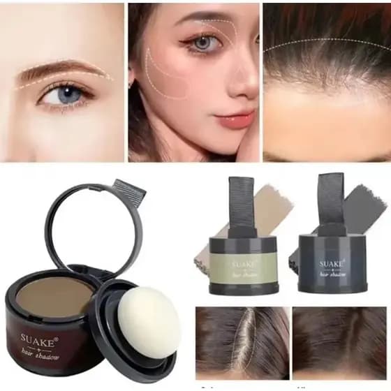 Maquiagem pó Retoque Capilar Fibra Sombra Correção Branco Manchas Cobrir Branco Cabelo Calvice