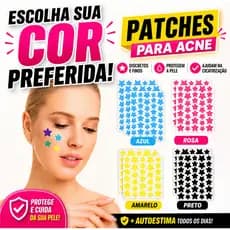 Adesivo Secador de Espinha Acne Patch Manchas Reparar À Prova D'água Cuidados Pele Estrela Rosto