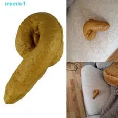 MXMIO1 Turd Falso Realista , Novidade Clássica Merda Brincadeira Cocô , Merdas Realistas Marrom Incrível Mordaça De