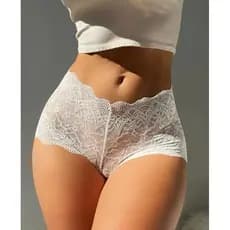 Tanga Calesson Shortinho Calcinha Shortinho Renda Confortável Rendado Tanga Caleçon Com Forro Short