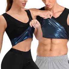 Cinta Regata Modeladora Feminina Emagrece Efeito Sauna Slim Academia Queima Gordura