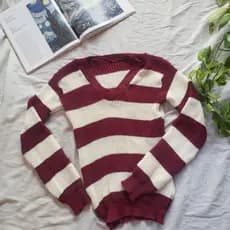 blusa de tricô/ cacharrel/ sueter/ blusa de frio