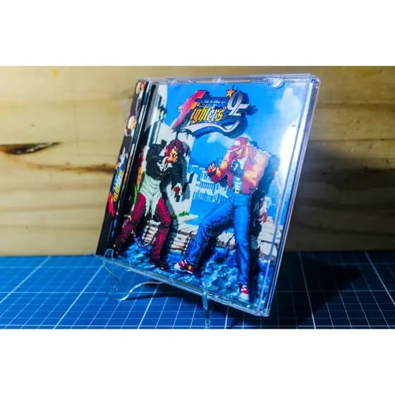 Shadow box (caixa de sombra) diorama The King Of Fighters 95