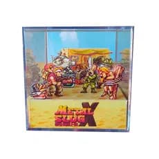 Cubo diorama Metal slug X deserto