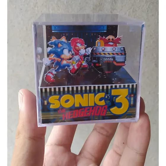 Mini Cubo diorama sonic 3