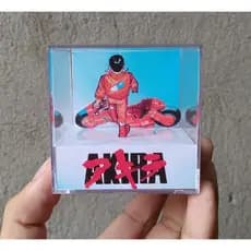 Mini Cubo diorama AKIRA (arte do anime clássico)