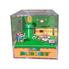 Cubo diorama Super Mario World fase 1
