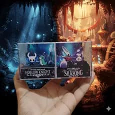 Combo Hollow knight mini cubos dioramas (silksong + hollow knight) modelo 2