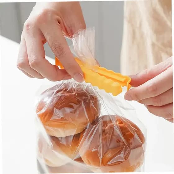 Conjunto de Prendedor de Saco modelo Batata Frita – Clipe de Vedação para Embalagens 12 unidades