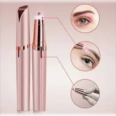 Caneta Depiladora de Sobrancelha Elétrica Recarregável USB Removedor de Pelos Facial Portátil Indolor Design