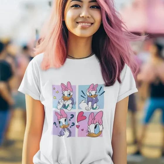 Camiseta T Shirt Margarida Turma do Mickey Blusinha